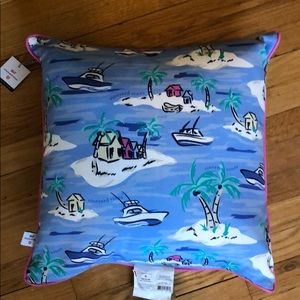 Vineyard Vines Target Island Print Pillow 20x20